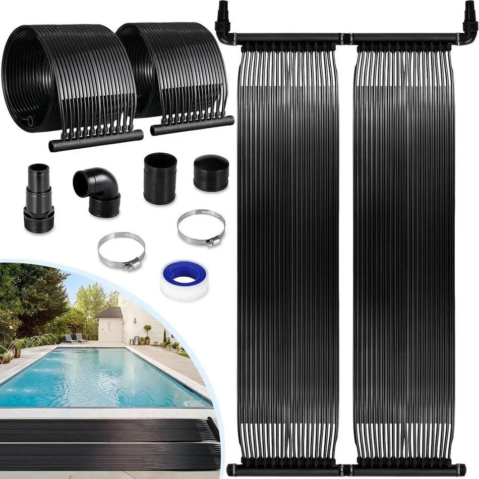 Ground Pool Solar Panel Heater Weatherproof Polyethylene