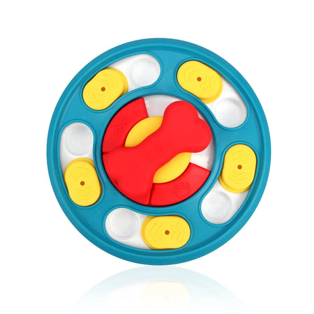 Dog Puzzle Toy &ndash; Interactive Slow Feeder for Increased Puppy IQ blue