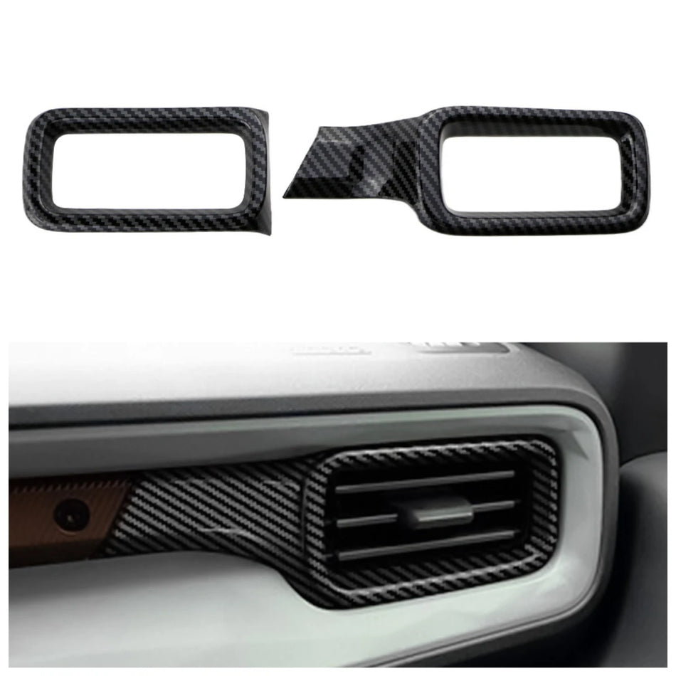 Ventilationsskydd Set för Ford Maverick Sida ABS Trim Dekoration LHD 2022-2024 2 Delar