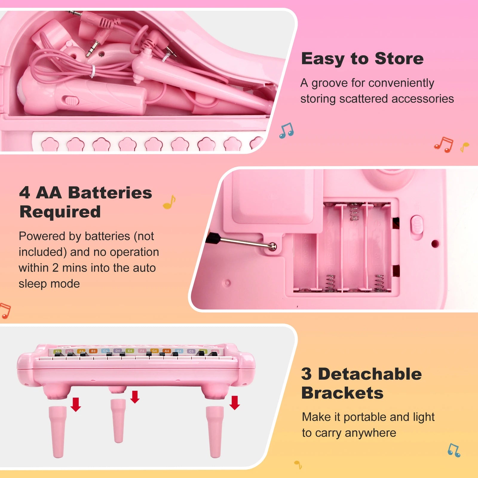 Coolplay Kids Electronic Keyboard Piano &ndash; Educational Musical Fun for Ages 3-6