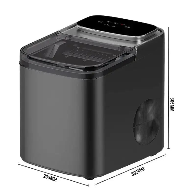 Small 220V Portable Ice Maker With Touch Screen Home Office