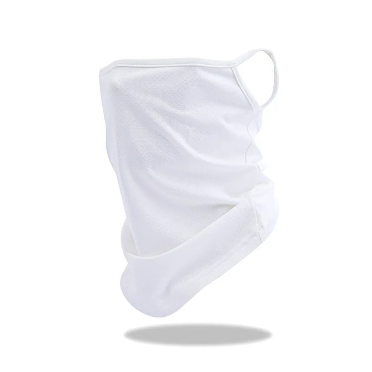 Unisex Windproof Motorcycle Balaclava Mask for Year-Round Protection White