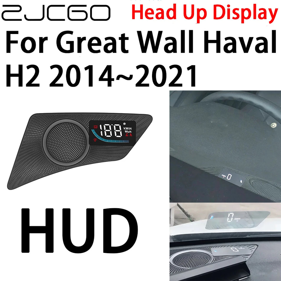 Affichage tête haute de voiture Great Wall Haval H2, câblé de 5 pouces