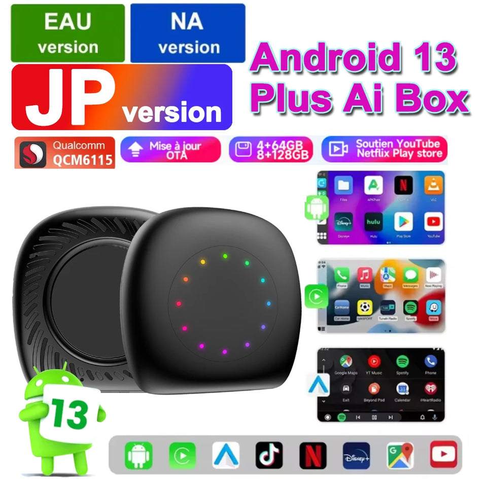 MG ZS EV Android 13 CarPlay Skrzynka LED z przewodowym CarPlay, 4G LTE GPS