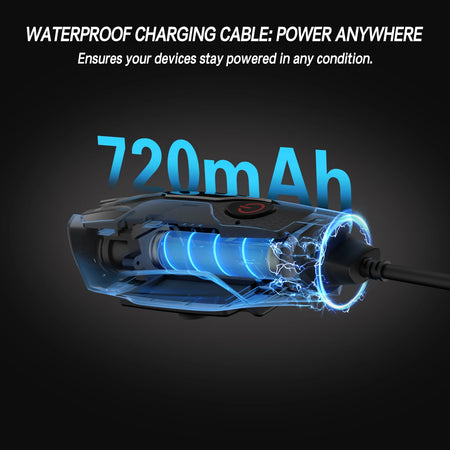 TNICER R3 1080P WiFi Action Camera for Helmets &amp; Motorcycles