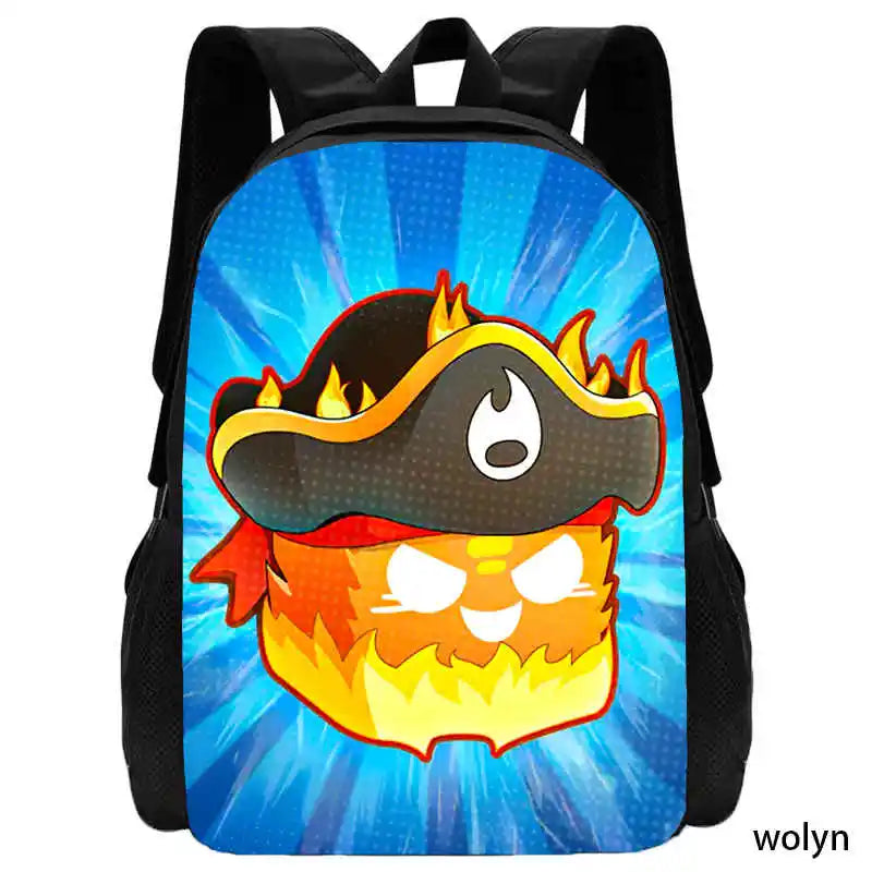 Wolyn Blox Anime Fruits School Backpack for Kids Color001 2 / 15 inches / CHINA