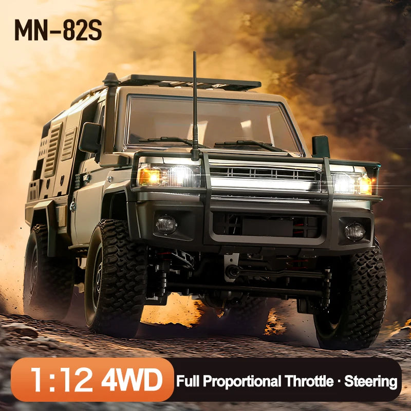 MN82S RC Crawler 1/12 Scale LC79 - 4WD Offroad Climber
