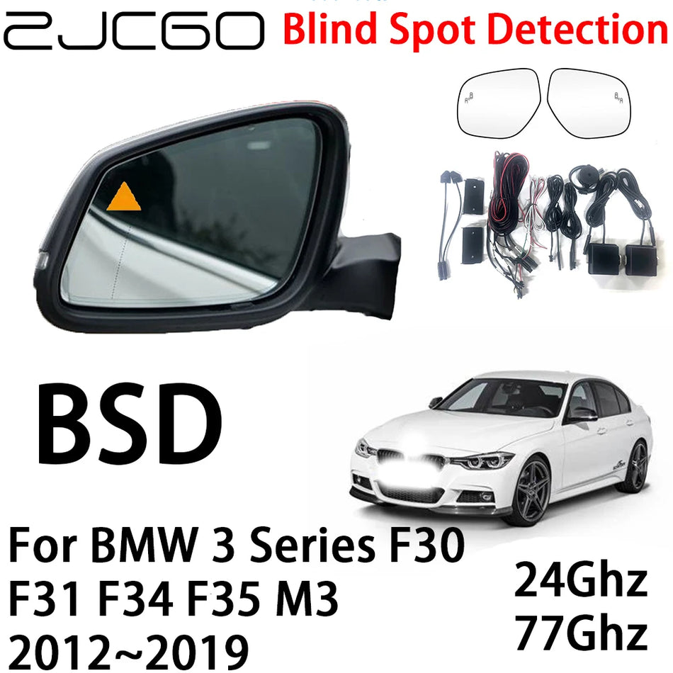 Sistema de Aviso por Radar para BMW Série 3 com Detecção de Ponto Cego e Sensores de Radar mmWave Traseiros