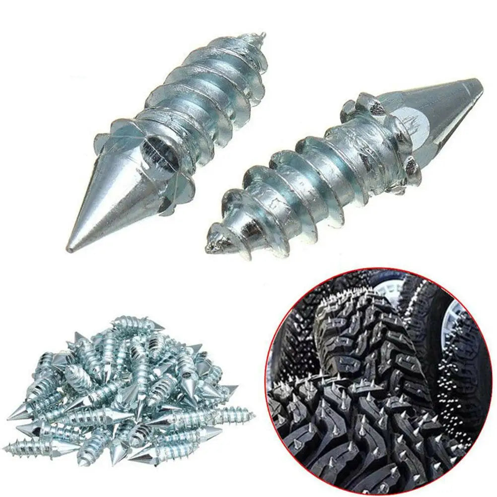 Winter Tire Studs Spikes Wheel Chains 50Pcs &ndash; Snow Traction