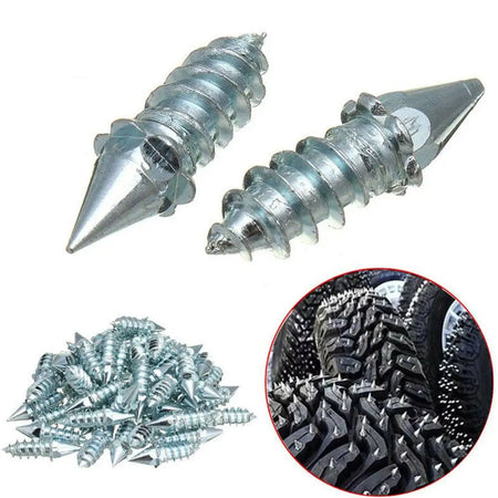 Winter Tire Studs Spikes Wheel Chains 50Pcs &ndash; Snow Traction