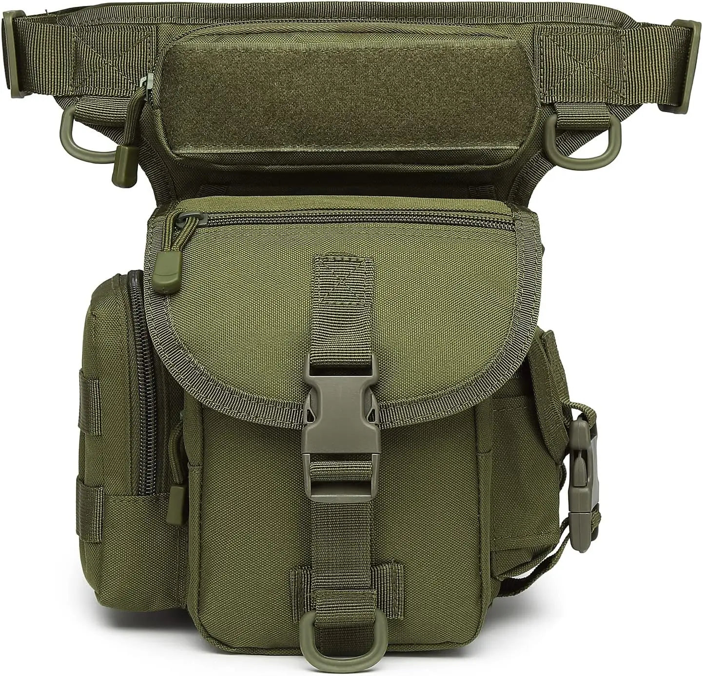 Nylon Drop Leg Bag &ndash; Hands-Free Comfort for Outdoor Adventures Army Green