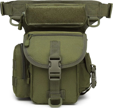 Nylon Drop Leg Bag &ndash; Hands-Free Comfort for Outdoor Adventures Army Green