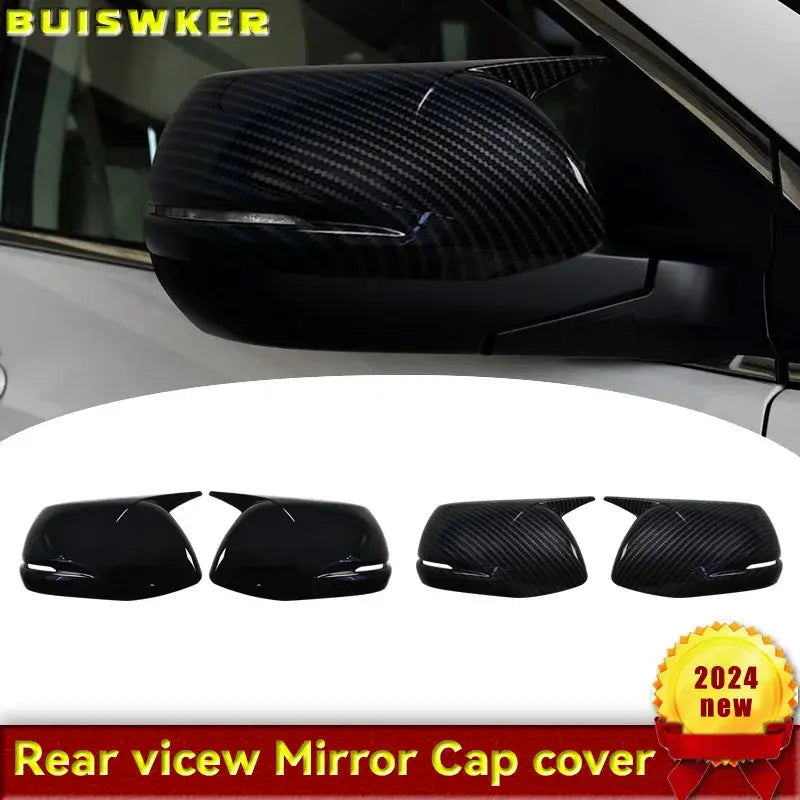 1 Pair For Honda CRV CR-V 2017 2018 2019 Car Rearview Side Mirror Cover Wing Caps Exterior Door Sticker Case Trim Carbon Fiber by InterCyprus Trading Ltd