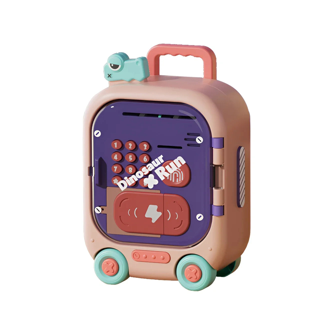 Piggy Bank CQ001 &ndash; Password Lock and Auto Save Function light red