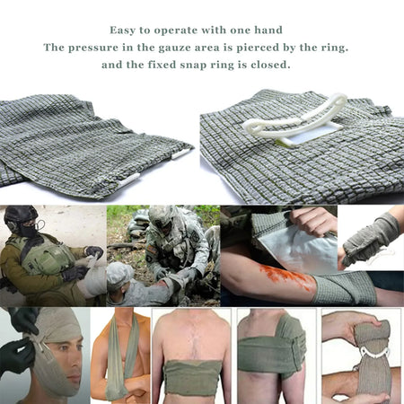Israeli Bandage 4/6in Wound Dressing - Emergency Field Use