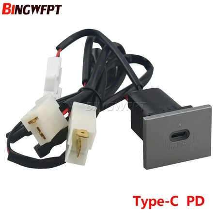 12V/24V Car USB Charger PD Quick Charge QC3.0 Auto Phone Charging Adapter Button For Ford Focus 2 MK2 2009 2010 2011 Accessories by InterCyprus Trading Ltd