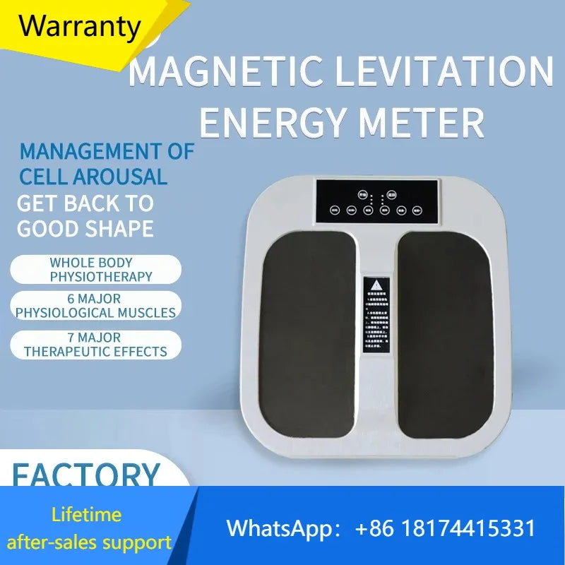 Masaje de pies en terahercios para fisioterapia y circulación