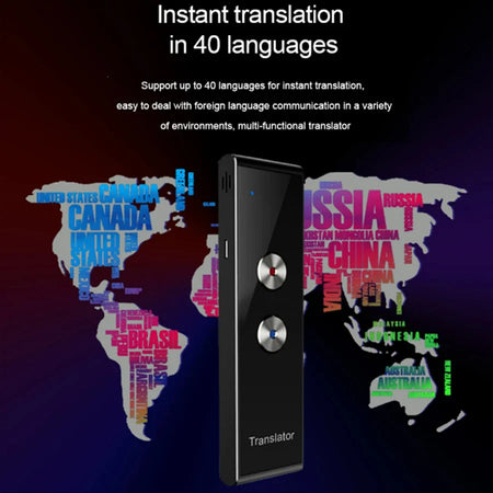Portable T8 Smart Voice Translator | 40 Languages | Real-Time Two-Way Translation