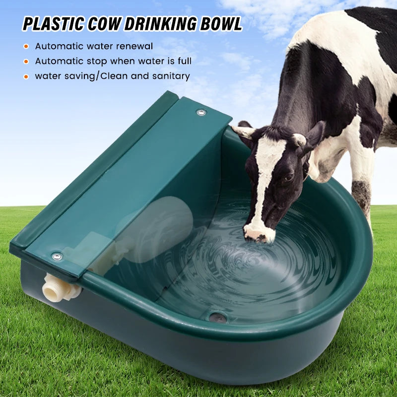 Automatic Cattle Goat Water Drinker Bowl &ndash; With Float Valve