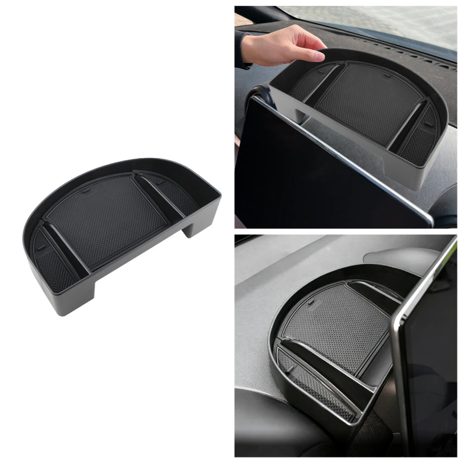 BYD Dolphin Storage Box Behind Central Console with ABS Plastic, Non-Slip Backing