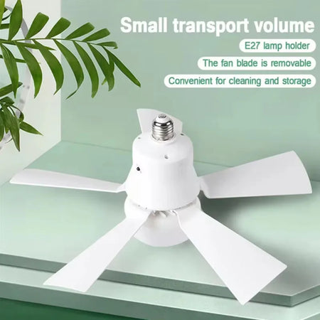 Ceiling Fan With LED Light With Remote Control - Dimmable