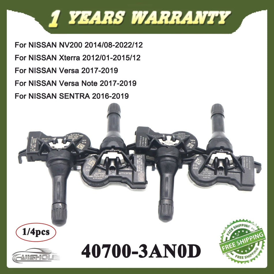 TPMS senzor 315MHz pre Nissan NV200 Xterra Versa Versa Note Sentra