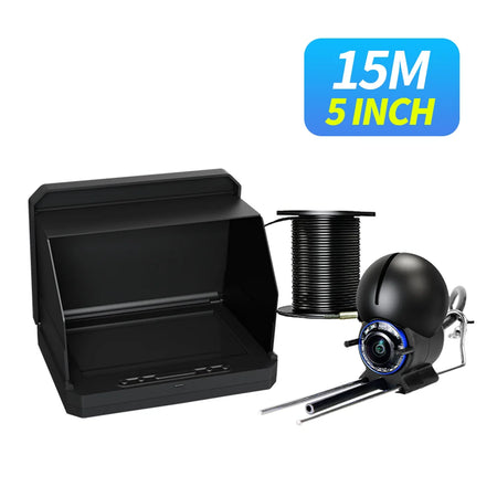 Portable Fish Depth Finder with 4.3 Inch LCD &amp; Night Vision | DDCAMERA 5 INCH 15M