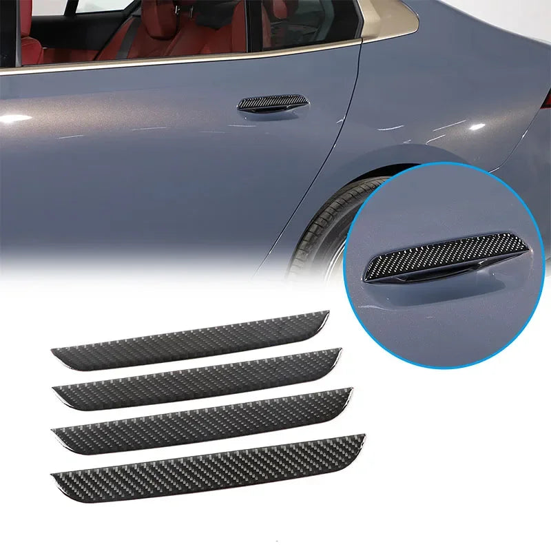 4 bucăți huse moi din fibră de carbon pentru mânerele ușilor BMW X1 2023