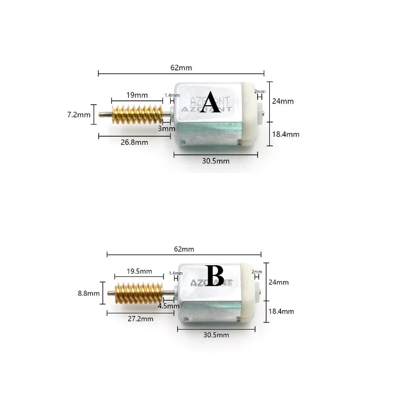 Napęd zamka drzwi 12V metalowy silnik do BMW E46 Seria 3 i Mini R50 R52 R53 MK1