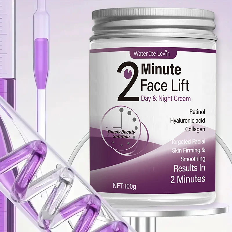 Water Ice Levin 2 Minutes Facial Lifting Cream &ndash; Fast Absorption with Retinol and Hyaluronic Acid