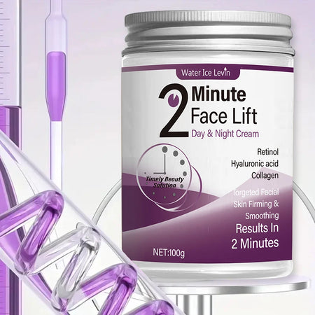 Water Ice Levin 2 Minutes Facial Lifting Cream &ndash; Fast Absorption with Retinol and Hyaluronic Acid