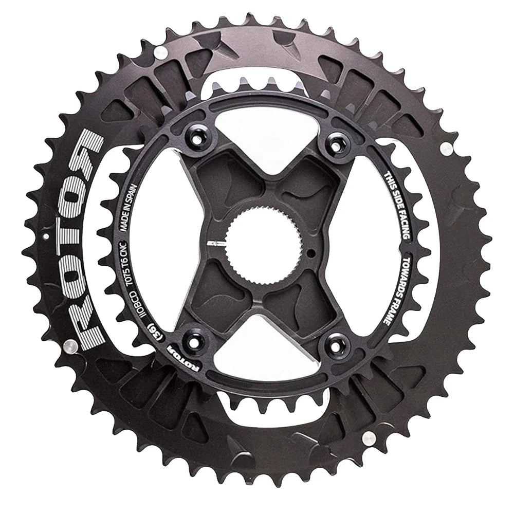 3D Crank BCD Straight Mounted Double Link Elliptical Rotor &ndash; Titanium Alloy Durability