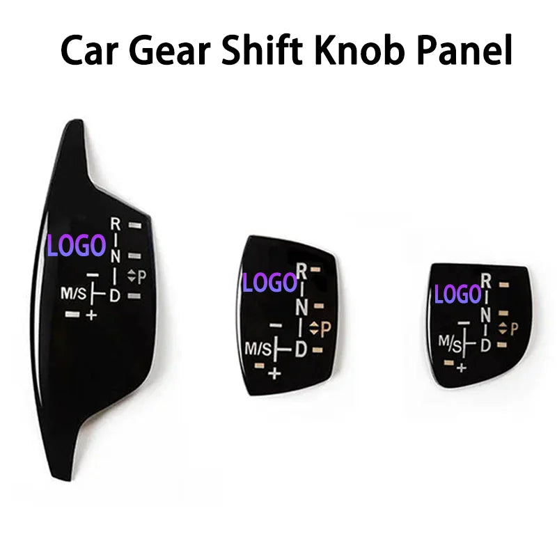 Cubierta del panel del pomo de cambio de marchas BMW para Series 1, 2, 3, 4, 5, 7 ABS con logo
