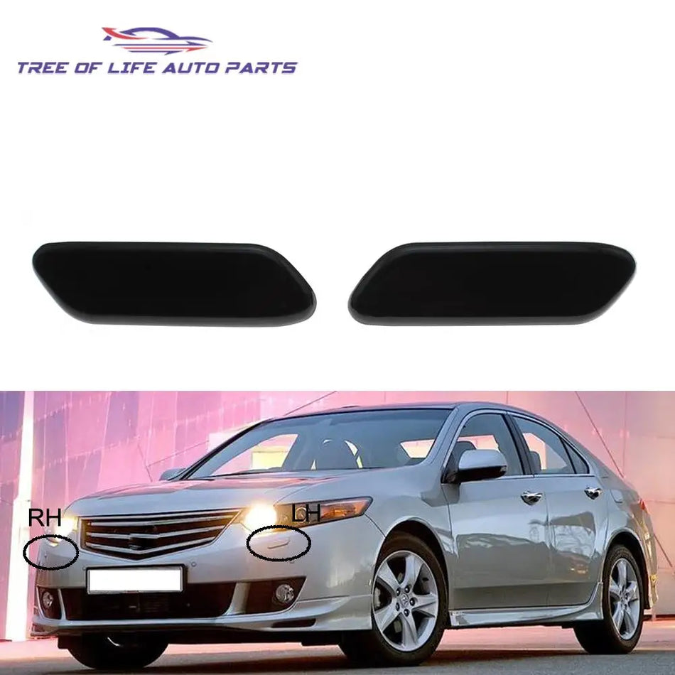 Strålkastartvättar munstycke lock för Honda Accord Euro Spirior 2008-2012 Fram plast ersättningsdel