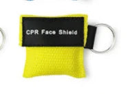 CPR Resuscitator Mask &ndash; Portable Emergency Aid Tool yellow