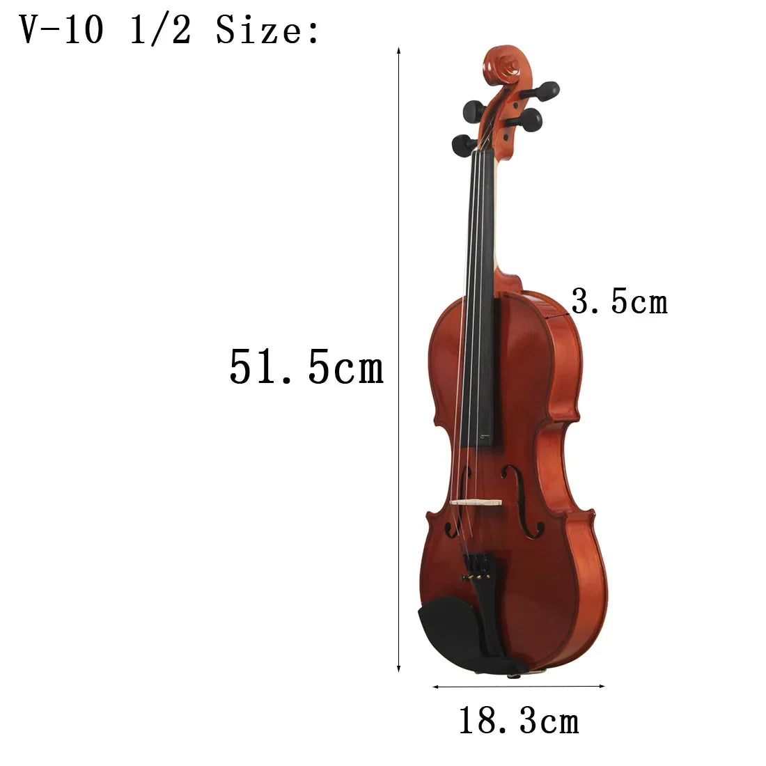 XTQ1245 Violin &ndash; Beginner Friendly Solid Wood For Students 1-2