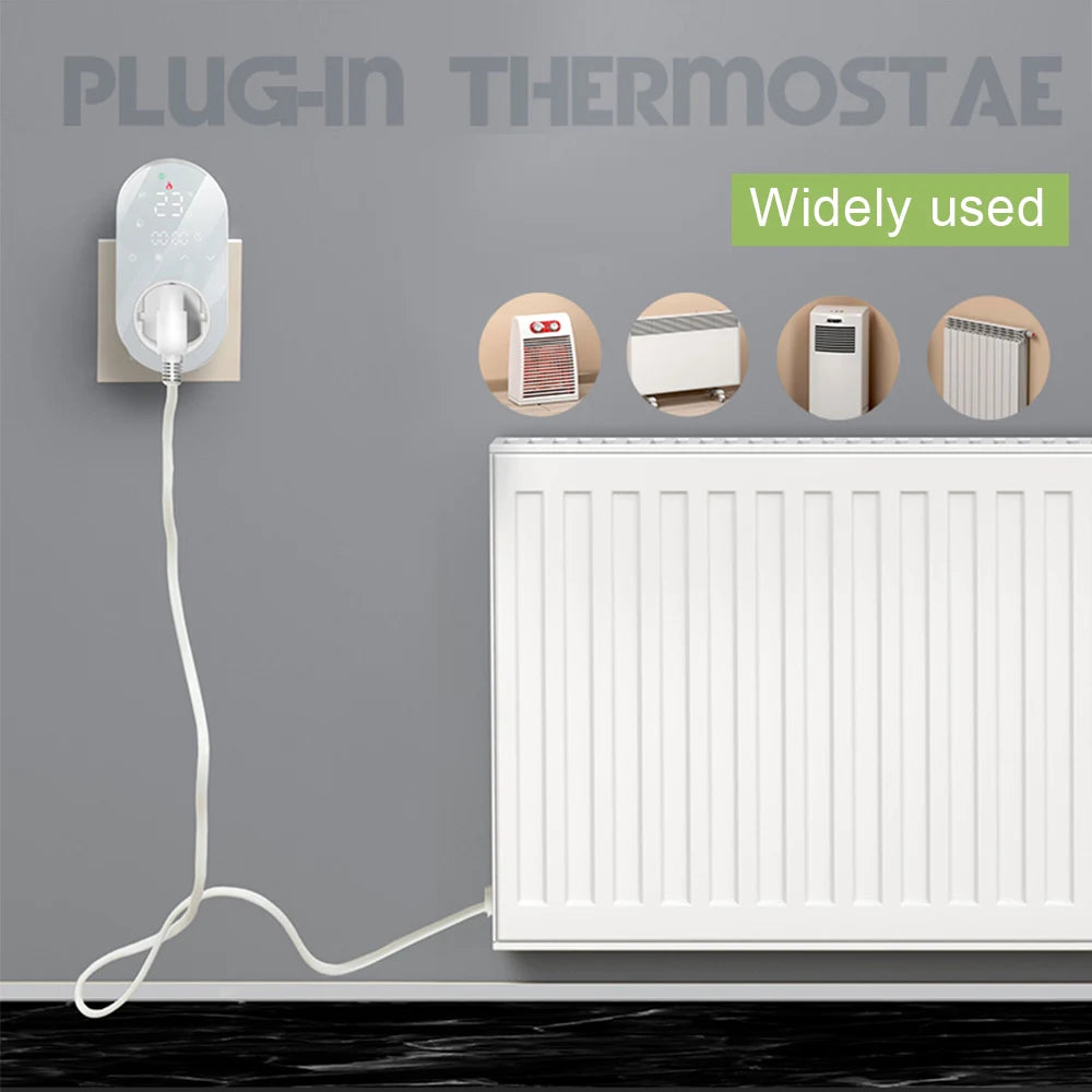 Tuya WiFi Thermostat Socket &ndash; Smart Temperature Control for Efficient Heating