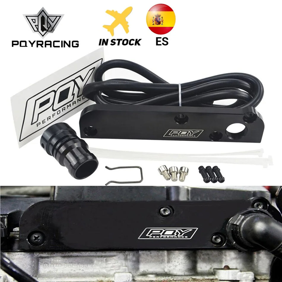 Kit de placa de eliminación de PCV de billet para motores VW/Audi/SEAT/Skoda PQY EA113, aluminio FSI