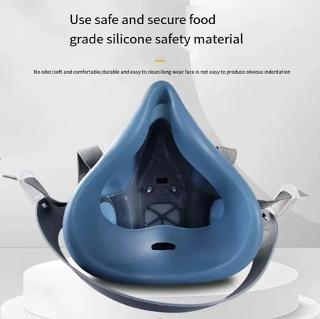 7502 Silicone Respirator Gas Mask Set &ndash; Goggles Included
