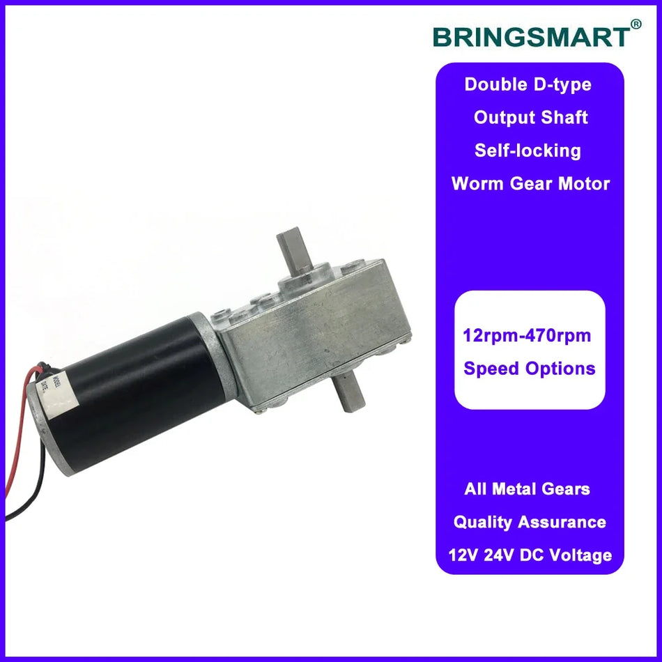 High Torque DC Gear Motor 12V/24V with Speed Controller 24V / 5rpm / Package R