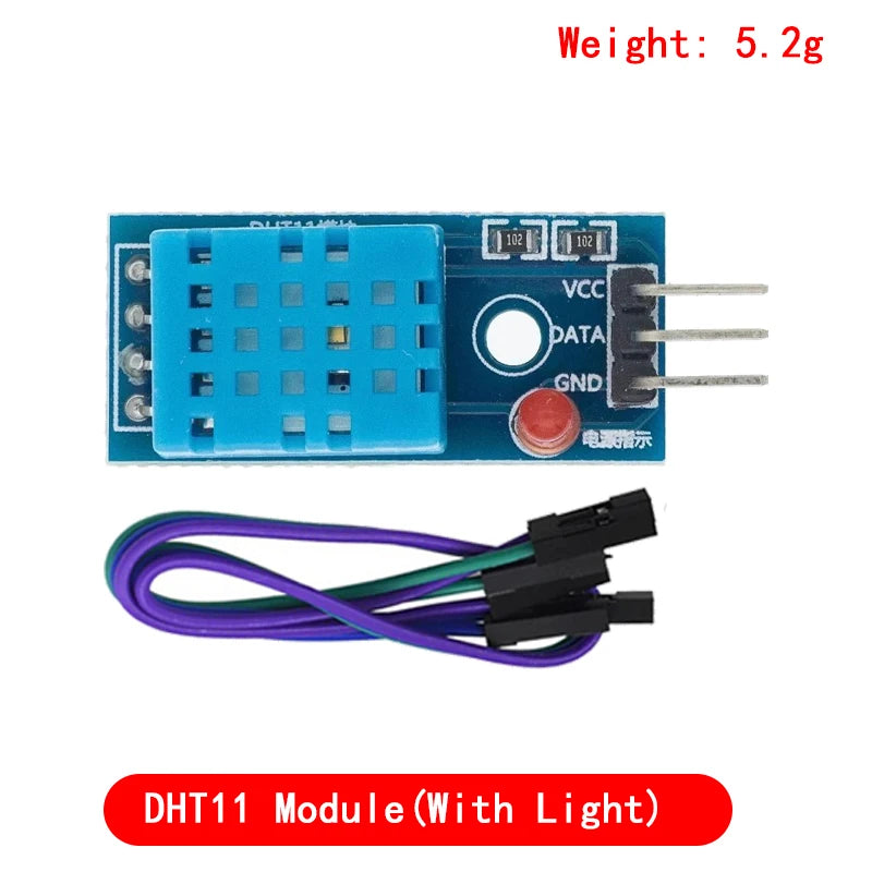 Smart 3pin KY-015 DHT-11 Sensor Module &ndash; Accurate Temperature and Humidity Monitoring DHT11 LED Module
