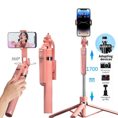 FGCLSY 1.7M Selfie Stick Tripod