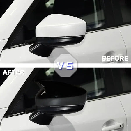 For Mazda CX5 CX-5 2017-2023 Side Wing Mirror Cover Rearview Mirror Lid Cap Housing Shell Black by InterCyprus Trading Ltd