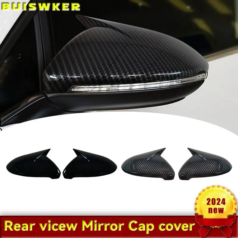 Side Rearview Mirror Cap Wing Side Mirror Cover For VW Golf 7 MK7 MK7.5 GTI R GTE GTD 2014-2019 Replacement by InterCyprus Trading Ltd