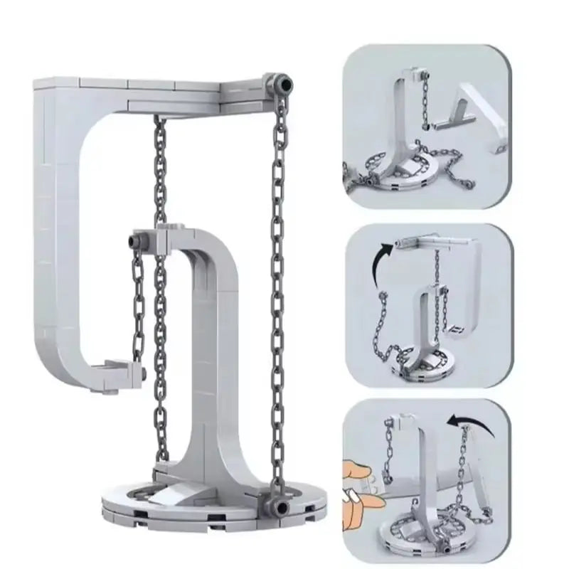 56pcs Creative DIY Building Blocks Set &ndash; Tensegrity Sculptures for Anti-Gravity Fun