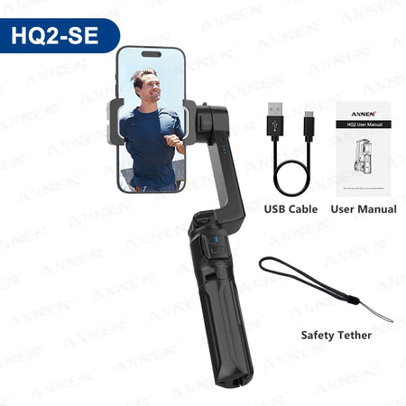 AXNEN HQ2 Series Mobile Phone Stabilizer &ndash; Smooth Video Capture add Storage Bag / HQ2SE / CHINA