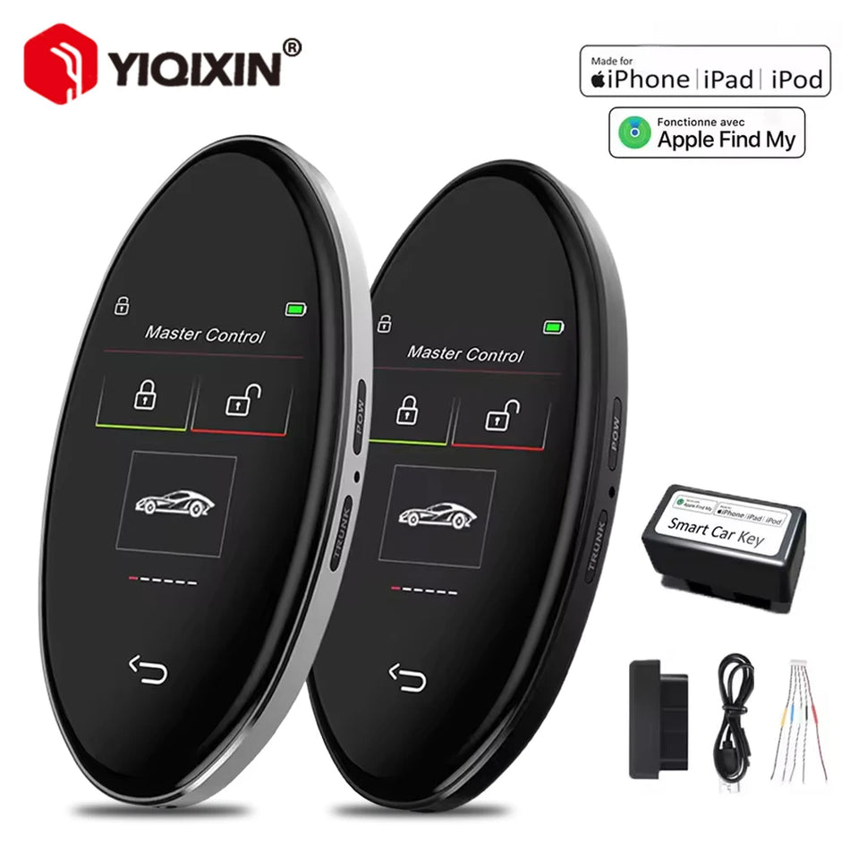 Išmanusis LCD jutiklinis automobilio raktas BMW ir Audi su komforto prieiga ir universaliu suderinamumu