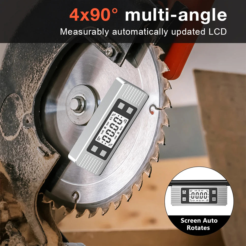 Digital Level Box Magnet Protractor - Easy To Carry And Use