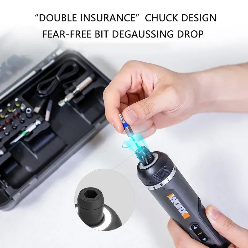 Worx WX242 Electrical Screwdriver Set &ndash; Smart Cordless USB Rechargeable