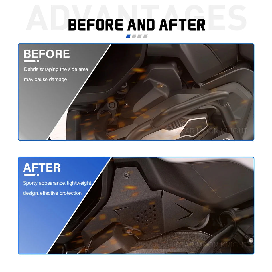 BMW R1300GS Adventure Spjällventilskydd, Aluminiumskydd för spjällkroppsskydd